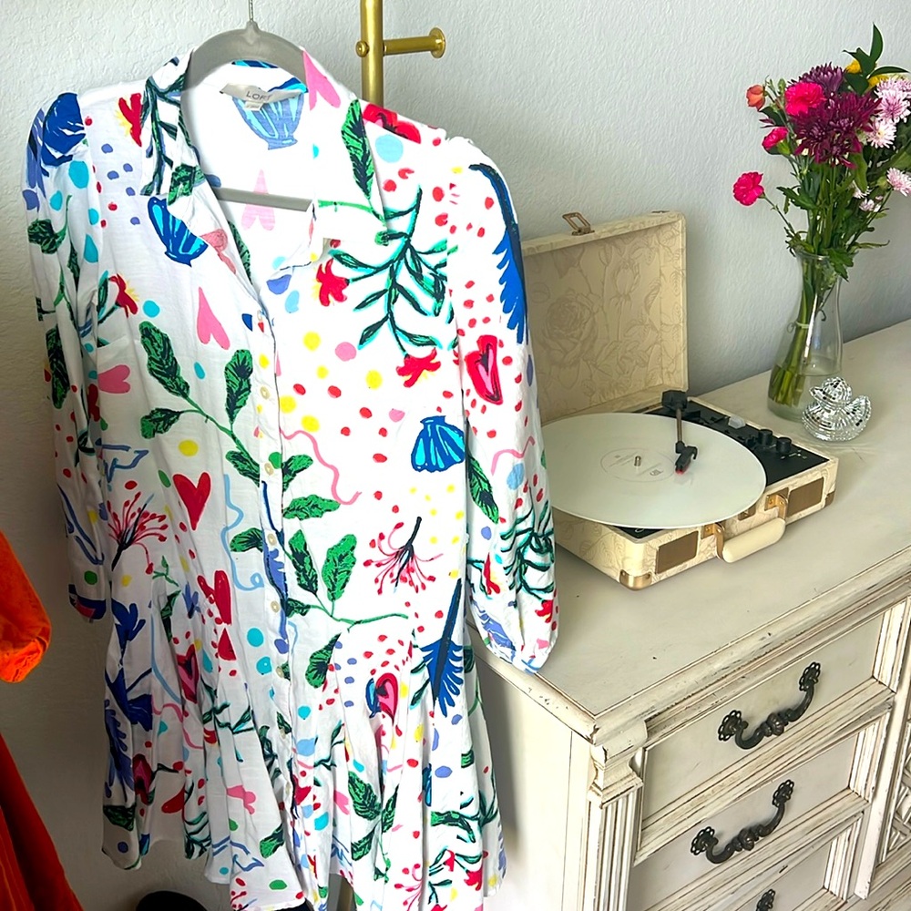 Fun and flirty LOFT dress worn once